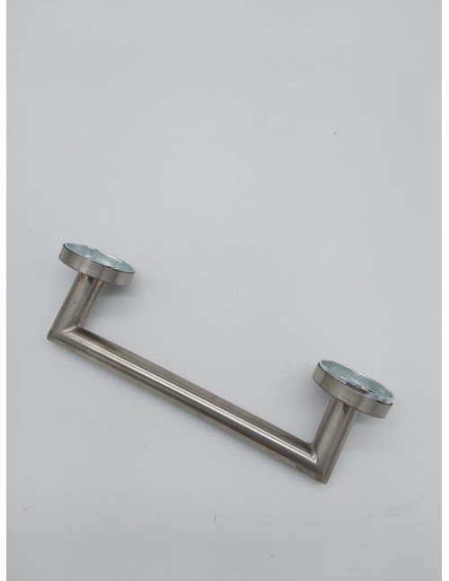 ANSAMER - MANILLON C/ROSETA TIPO U RECTO 200 mm ACERO INOX - 26065       