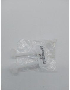 SOMATHERM FOR YOU - Solapa fijación WC con dos tornillos y dos tuercas de cabeza cuadrada - plast 2