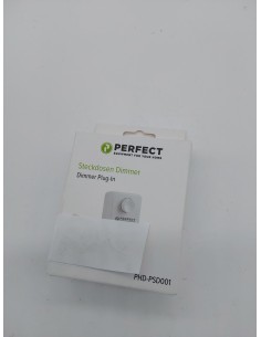 Perfect regulador de intensidad de la toma de corriente, con regulador de intensidad para LED, bombillas incandescentes, lámpara 2