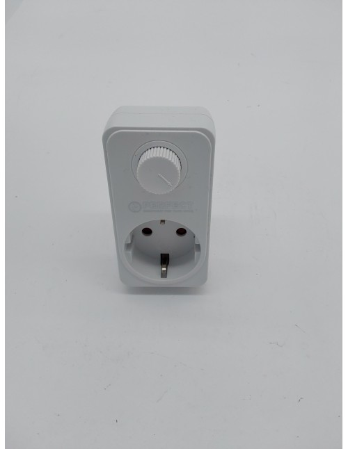 Perfect regulador de intensidad de la toma de corriente, con regulador de intensidad para LED, bombillas incandescentes, lámpara