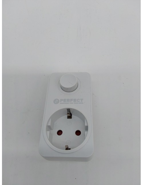 Perfect regulador de intensidad de la toma de corriente, con regulador de intensidad para LED, bombillas incandescentes, lámpara