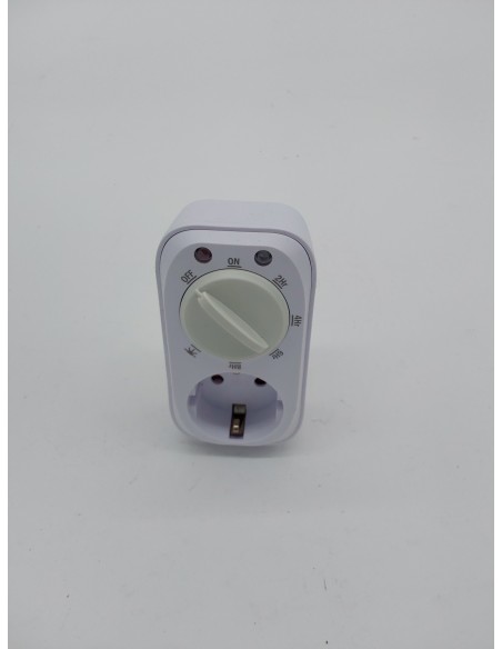 UNITEC 30916 Temporizador con función de Cuenta Regresiva, función anochecer/Amanecer, para Interiores, Color Blanco       