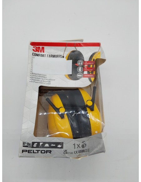 3M Peltor Optime I Orejeras H510A, protector auditivo ligero con almohadillas suaves, protección contra niveles de ruido compren