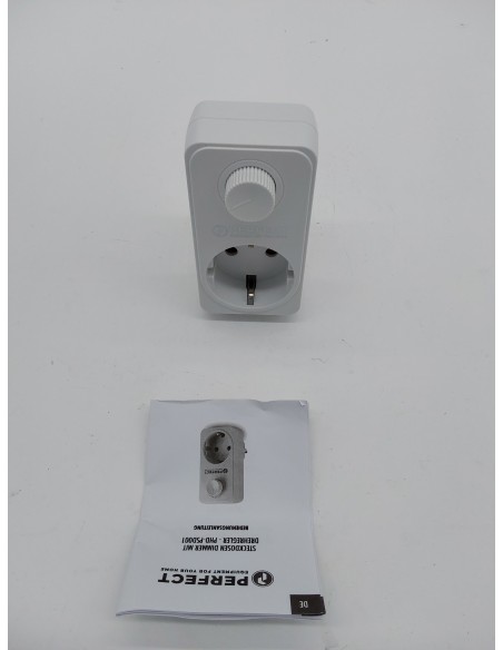 Perfect regulador de intensidad de la toma de corriente, con regulador de intensidad para LED, bombillas incandescentes, lámpara
