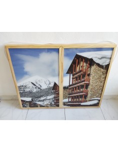 Ventanas Falsas Decorativas Retroiluminadas Estación de Esquí 2