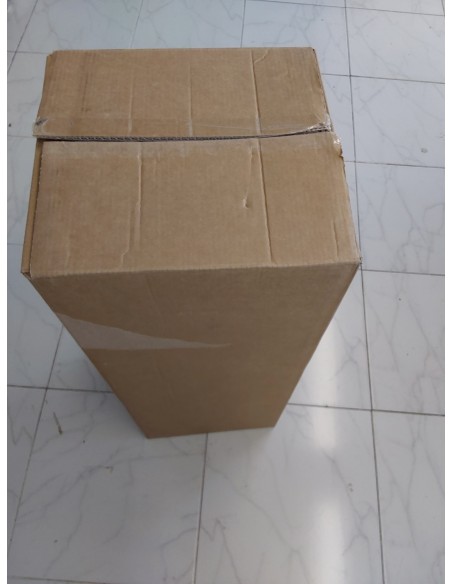 KITCHEN MOVE Cubo de Cocina de Pedal 30 L Urban Negro, Acier inoxydable, 29 cm