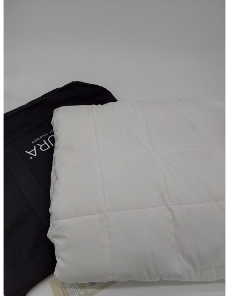 CURA Pearl Classic Weighted Blanket 135x200 7kg - Manta antiestres - Mantas Pesada para un sueño Profundo y un Mejor Descanso - 
