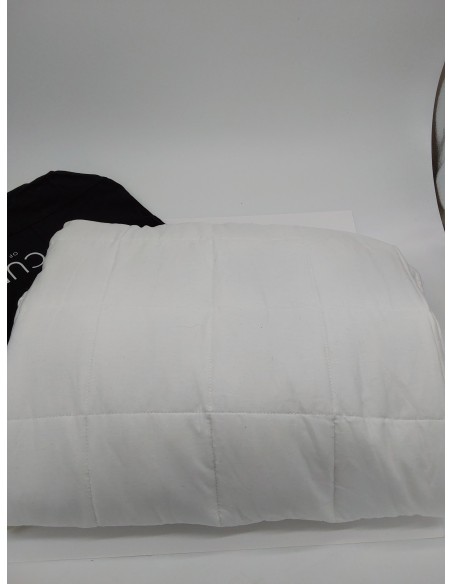 CURA Pearl Classic Weighted Blanket 135x200 7kg - Manta antiestres - Mantas Pesada para un sueño Profundo y un Mejor Descanso - 