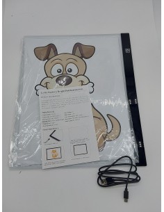Mesa luminosa A3 Light Pad con bolsa, accesorios de pintura de diamantes, placa de luz, portátil, recargable, funciona con pilas 2
