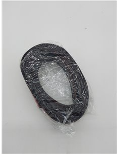Protector de Parachoques, CompraFun Coche Alerón Labio Delantero Caucho 2.5M Universal Protector Pegatina de Parachoques de Coch 2