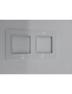 SIMON - Marco Interruptor de Pared, 2 Elementos, Compatible con Mecanismos Simon 10, Apto para Interiores, Fácil de Montar, Comp 2