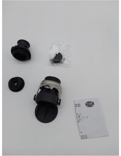 HELLA Conector - 24V - 15polos - Conexión roscada - ADR/GGVS - PA (poliamida) - negro - DIN / ISO: 12098 - Cant.: 1 - 8JA 007 24