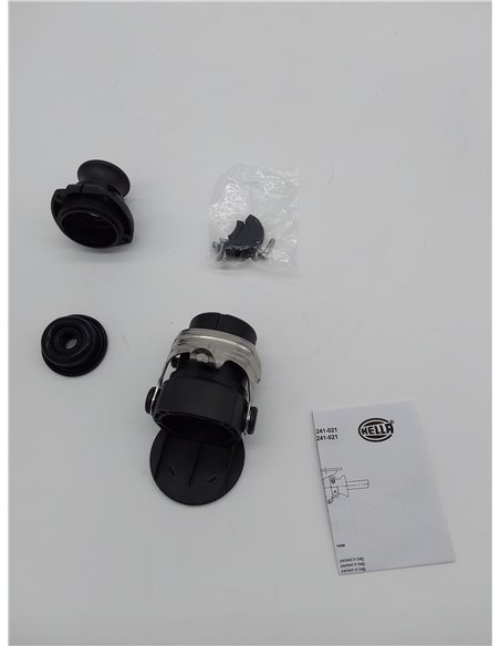 HELLA Conector - 24V - 15polos - Conexión roscada - ADR/GGVS - PA (poliamida) - negro - DIN / ISO: 12098 - Cant.: 1 - 8JA 007 24