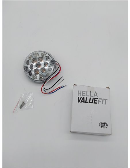 HELLA VALUEFIT Piloto posterior - LED - 12V / 24V - montaje exterior/atornillado - ECE - Color de tulipa: transparente - Conecto