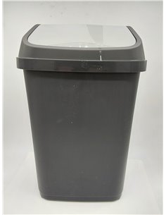 keeeper Mülleimer mit Schwingdeckel, 25 l, Swantje, Graphit-Grau 2