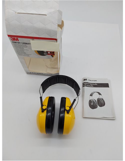 3M Peltor Optime I Orejeras H510A, protector auditivo ligero con almohadillas suaves, protección contra niveles de ruido compren
