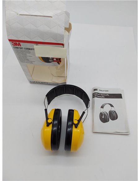 3M Peltor Optime I Orejeras H510A, protector auditivo ligero con almohadillas suaves, protección contra niveles de ruido compren
