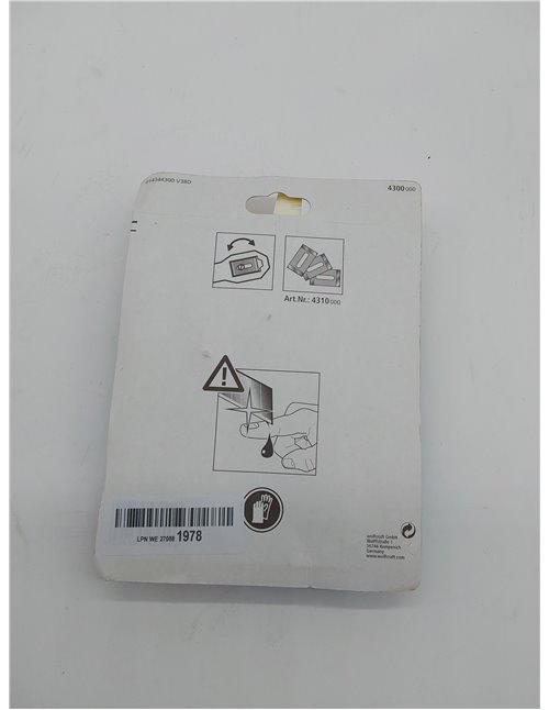 wolfcraft Cortador de cantos I 4300000 I Para cortar el sobrante de la cinta de cantear       