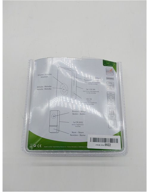 Timbre inalámbrico con melodía personalizable       