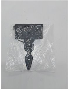 KOTARBAU® Bisagra de puerta en T 150mm, Acero, Negra, Herraje para puertas de jardín de madera, Bisagra apaisada para Cobertizo  2