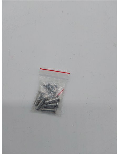 sourcing map Juego de 5 anillos cilíndricos de acero inoxidable 304 M5 x 16 mm, pasador de posicionamiento de cilindro de bisagr