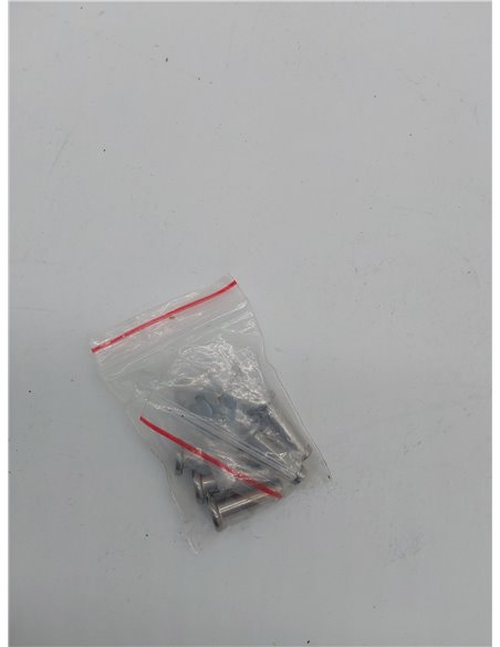 sourcing map Juego de 5 anillos cilíndricos de acero inoxidable 304 M5 x 16 mm, pasador de posicionamiento de cilindro de bisagr