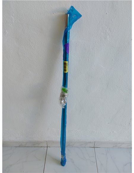 Wardlock Barra extensible de acero inoxidable para armario de 112 a 210 cm, barra ajustable con enchufes en forma de U.