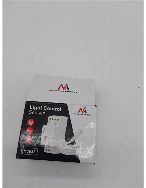 Maclean MCE83 - Sensor Interruptor crepuscular IP 65 Montaje en Carril DIN       