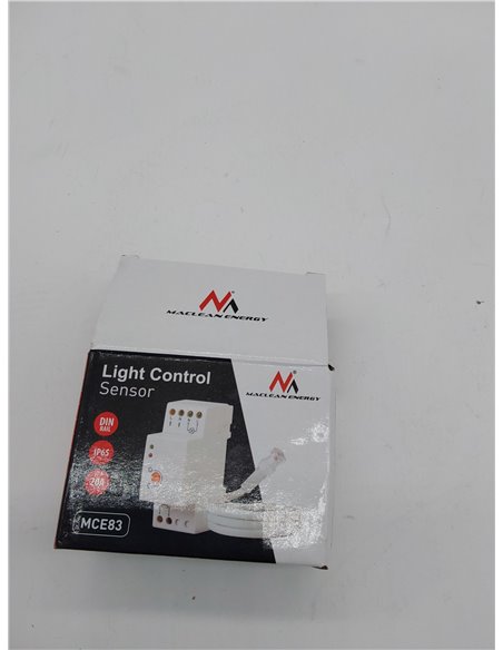 Maclean MCE83 - Sensor Interruptor crepuscular IP 65 Montaje en Carril DIN       