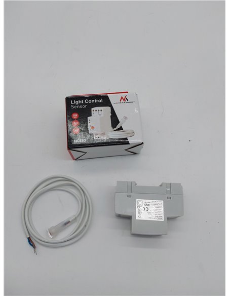 Maclean MCE83 - Sensor Interruptor crepuscular IP 65 Montaje en Carril DIN       