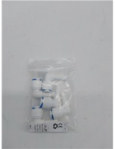 Pxyelec - Tubo de conexión para filtro de agua, 1/4 pulgadas, 5 clips de bloqueo de plástico para sistema de agua de ósmosis inv 2