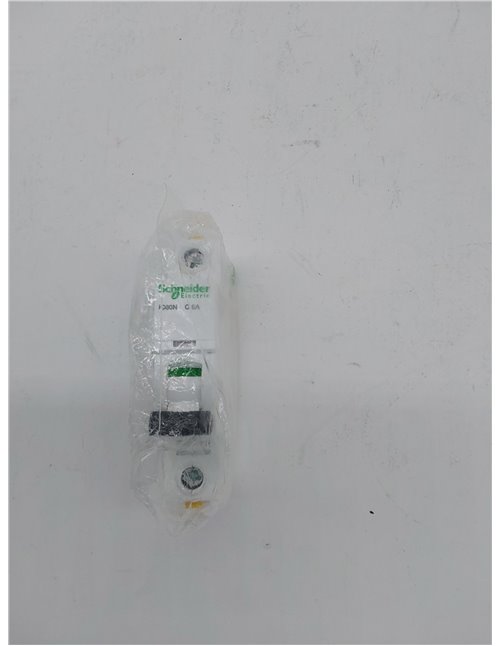 Schneider Electric A9F04110 IC60N Interruptor Automático Magneto Térmico, 1P, 10A, Curva C, 78.5mm x 18mm x 91mm, Blanco       