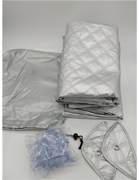 MaxEarn Juego de 10 persianas térmicas internas para VITO II W639/Viano LWB L2 2003-2014, kit de envoltura de parasol, cubierta 