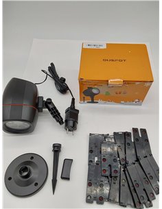 OUSFOT Proyector de luz navideña, IP65 Proyector navideño para interiores y exteriores con 16 lentes intercambiables 2 en 1 Inst 2
