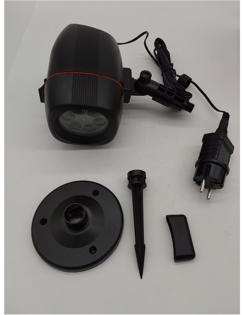 OUSFOT Proyector de luz navideña, IP65 Proyector navideño para interiores y exteriores con 16 lentes intercambiables 2 en 1 Inst