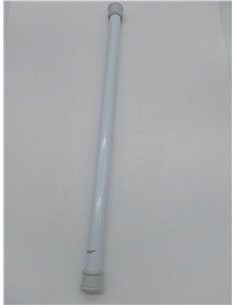 GARDINIA Barra de metal para cortinas, Extensible, Montaje sin tornillos ni taladros, Diámetro 23/26 mm, Longitud 60-100 cm cm,  2