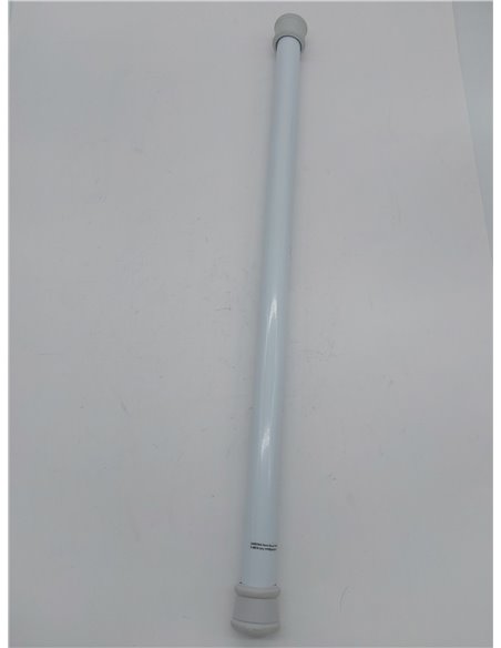 GARDINIA Barra de metal para cortinas, Extensible, Montaje sin tornillos ni taladros, Diámetro 23/26 mm, Longitud 60-100 cm cm, 