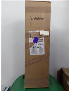 Amazon Basics Tendedero tipo torre, para interior, con alas plegables, Plateado, 4-niveles, 126 x 64 x 173 cm (L x W x H) 2