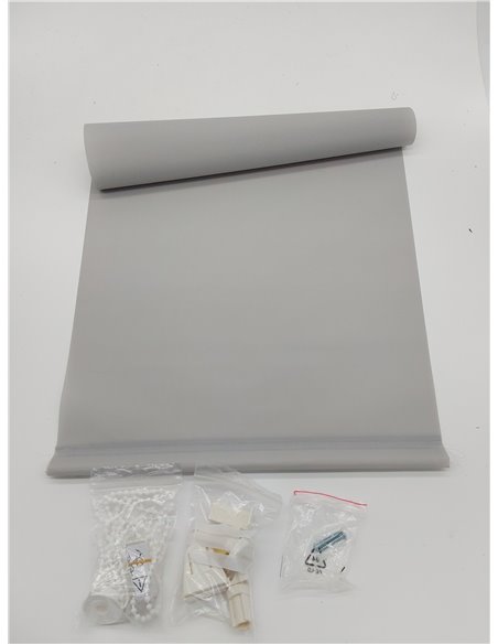 Deco Company Estor enrollable con pinza, opaco, translúcido, protección contra la luz, antideslumbrante, estor enrollable para v