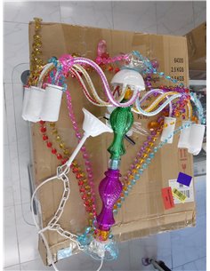 Kare Design Starlight Rainbow Lámpara tipo araña 6 brazos, Bombillas no incluidas, 70x55x55cm 2