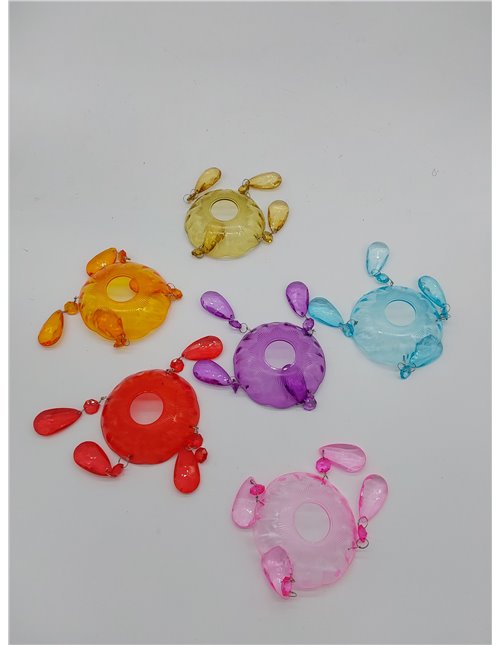 Kare Design Starlight Rainbow Lámpara tipo araña 6 brazos, Bombillas no incluidas, 70x55x55cm