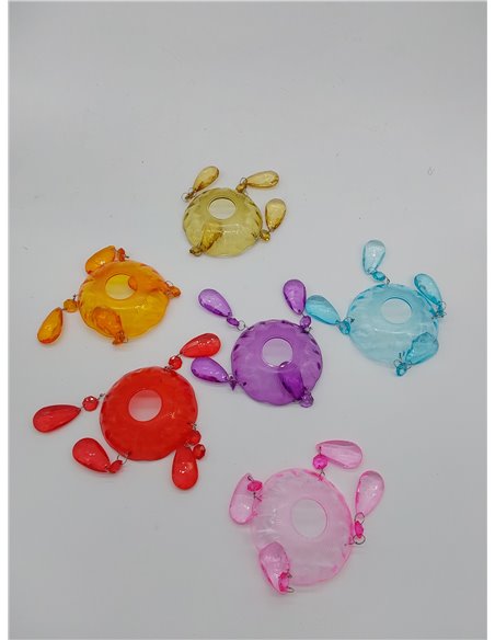 Kare Design Starlight Rainbow Lámpara tipo araña 6 brazos, Bombillas no incluidas, 70x55x55cm