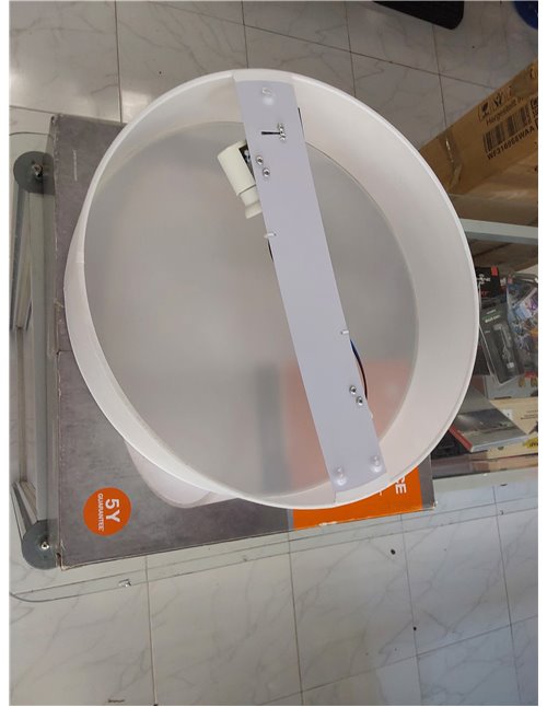 LEDVANCE ORBIS PARIS plafón de techo de 400 mm, blanco, con 2 casquillos E27, compatible con bombillas inteligentes, diseño mode