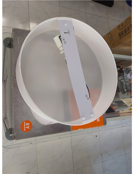 LEDVANCE ORBIS PARIS plafón de techo de 400 mm, blanco, con 2 casquillos E27, compatible con bombillas inteligentes, diseño mode