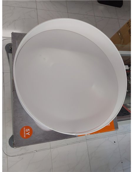 LEDVANCE ORBIS PARIS plafón de techo de 400 mm, blanco, con 2 casquillos E27, compatible con bombillas inteligentes, diseño mode