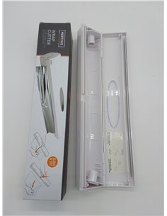 NERTHUS FIH 1254 Porte-Rouleau Simple Blanc 2