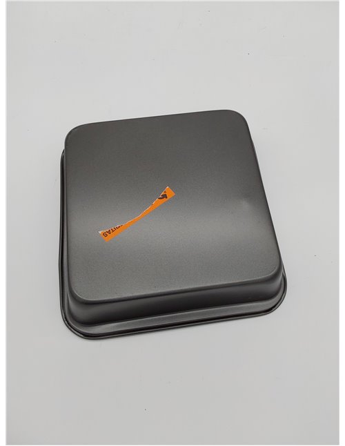 Chef Aid Antihaft-Quadratische Kuchenform 20cm aus Karbonstahl, Ideal für Alle Kuchensorten, Perfekt für Lasagne oder Traditione