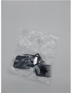 Andis Pack 7 Peines Metal Premium Master, Negro, Estándar