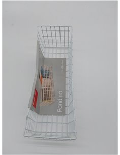 Metaltex 361700 Allzweckkorb, Weiß, 12 x 33 x 9 cm 2