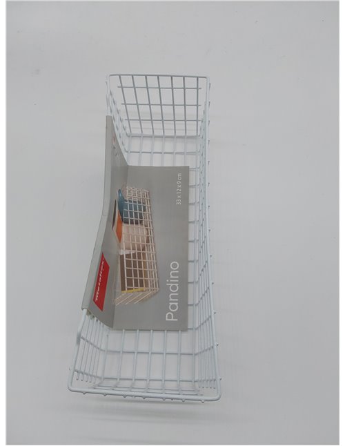 Metaltex 361700 Allzweckkorb, Weiß, 12 x 33 x 9 cm